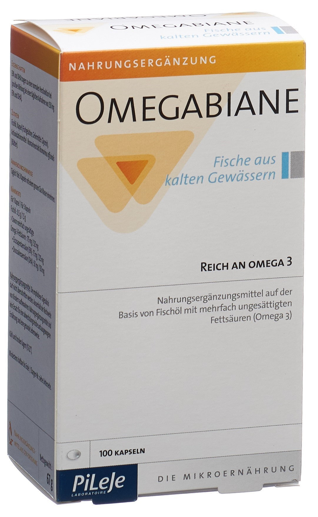 OMEGABIANE Fische aus kalten Gewässern Kapseln (100 Stk)