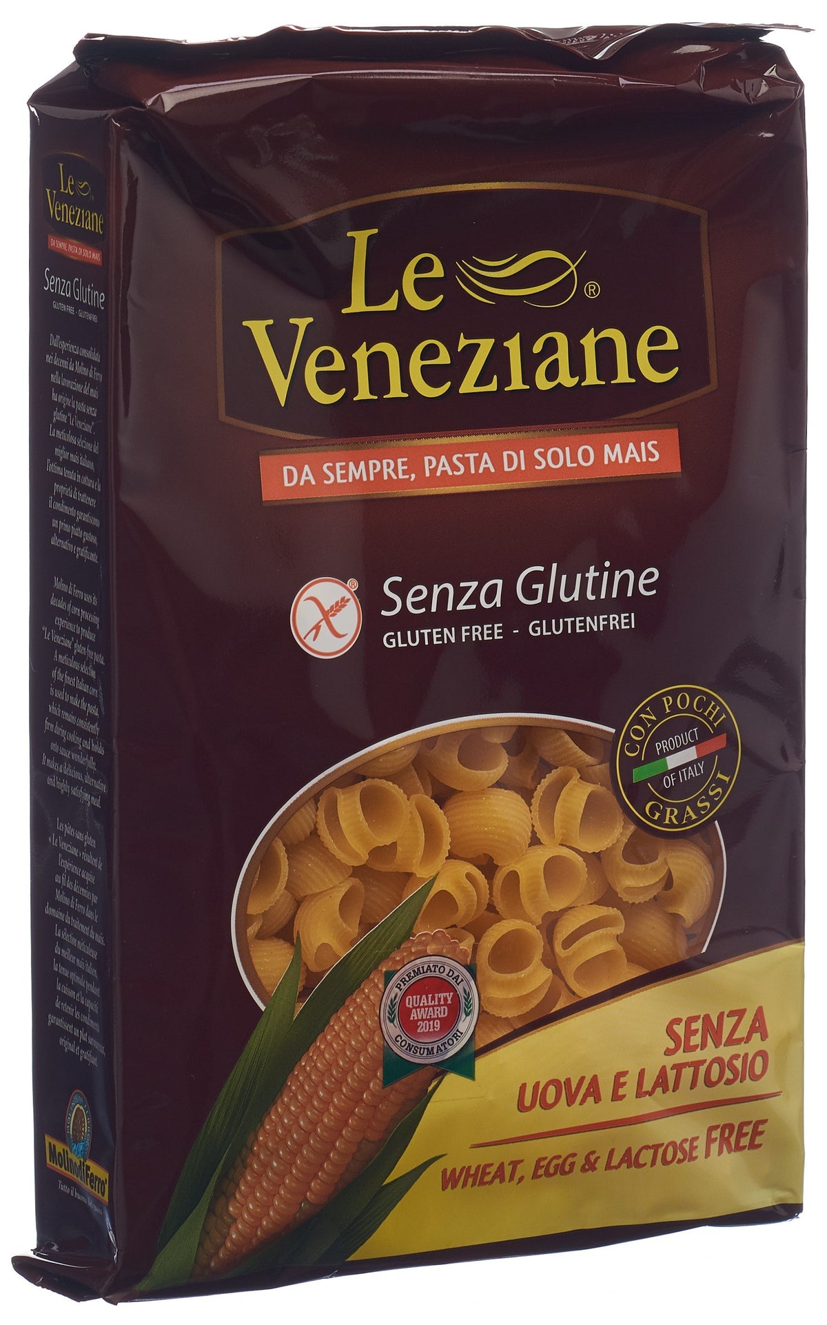 Le Veneziane Pipe Rigate Mais glutenfrei (250g)