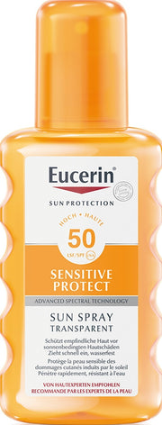 Eucerin SUN Body Spray Transparent Dry Touch LSF 50 (200ml)