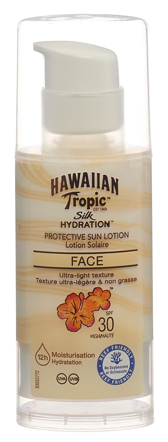 HAWAIIAN Tropic Sonnenlotion Silk Hydration Face LSF 30 (50ml)