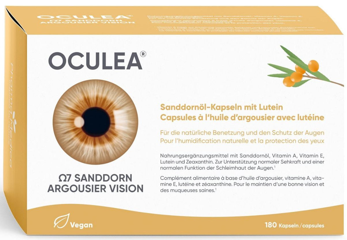 Sanddorn Argousier OCULEA Kapseln (180 Stk)