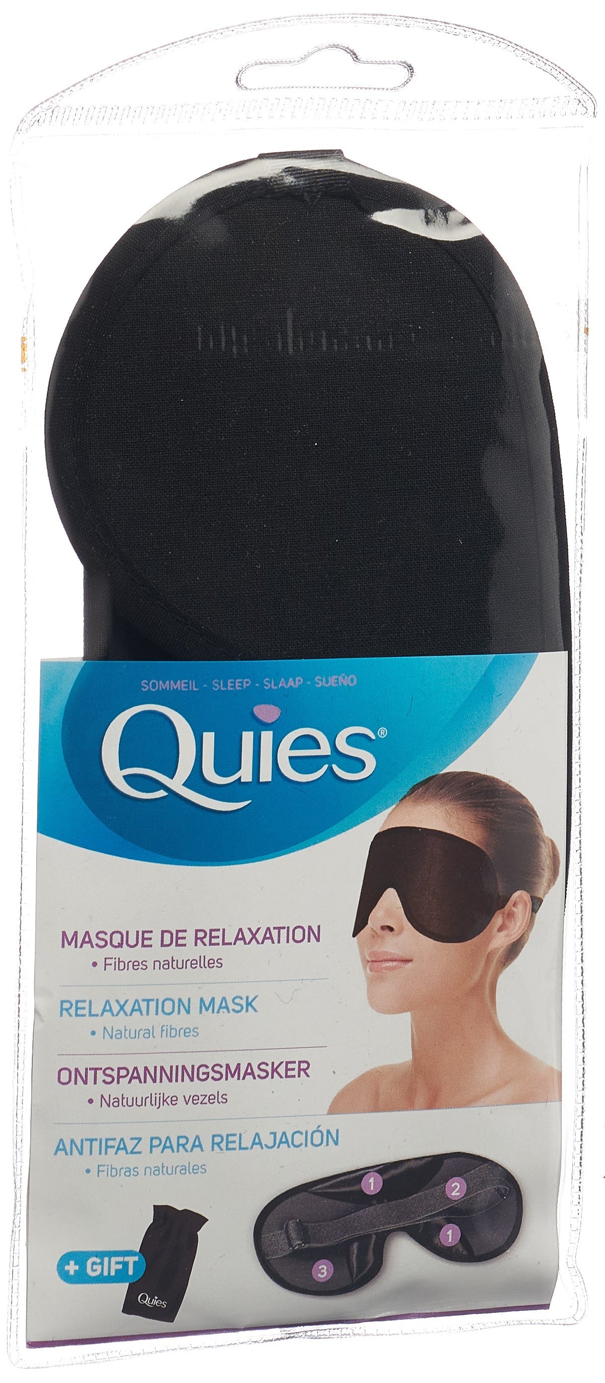 Quies Entspannungsmaske (1 Stk)