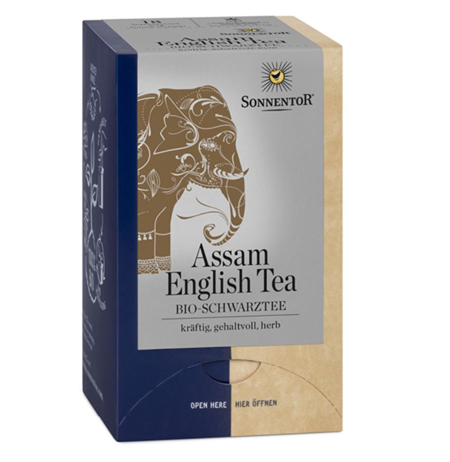 Sonnentor Schwarztee Assam English Tea BIO (18 Stk)