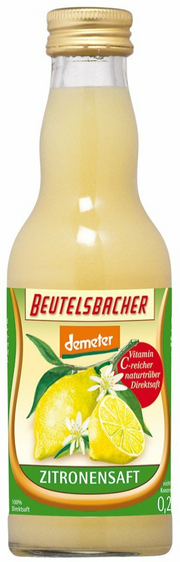 BEUTELSBACHER demeter Zitronensaft (0.2L)