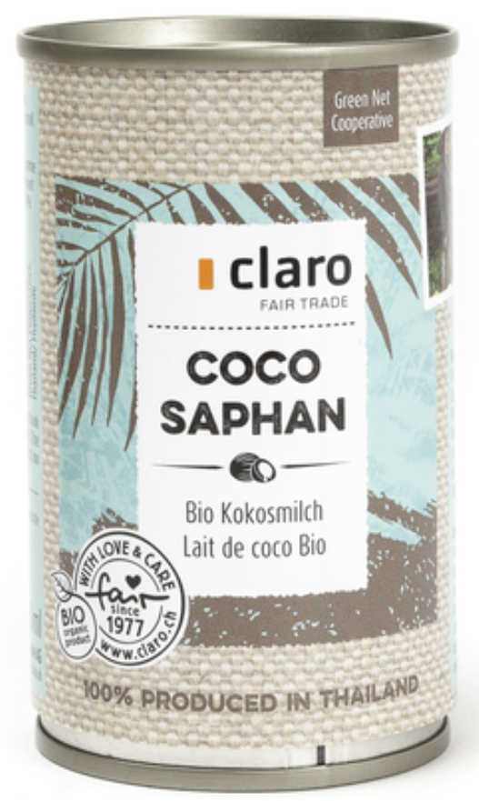 claro Coco Saphan Bio Kokosmilch (160ml)