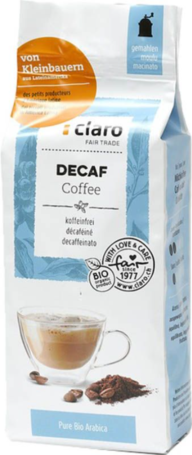 claro Décaffeinato Kaffee Bio gemahlen (250g)