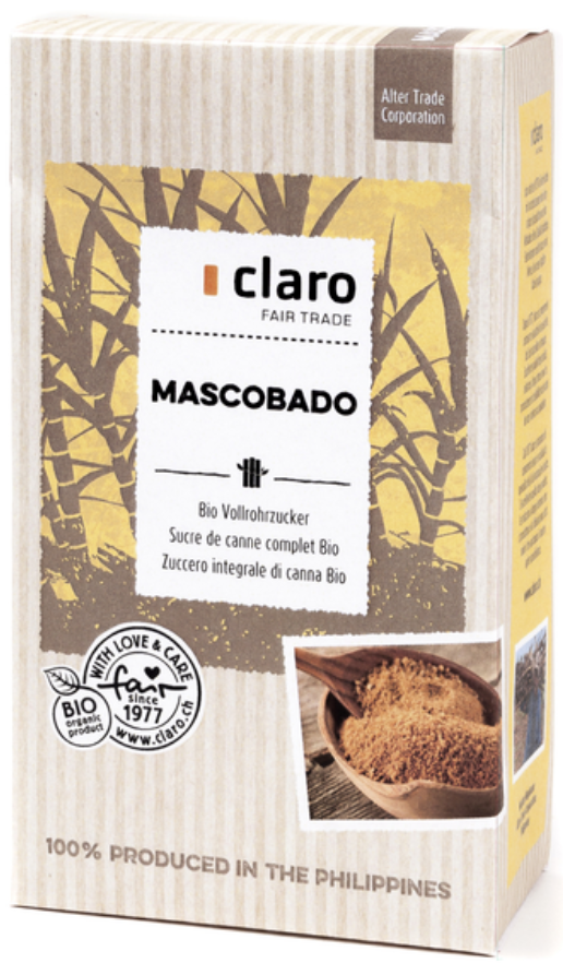 claro Mascobado Bio Vollrohrzucker (1kg)