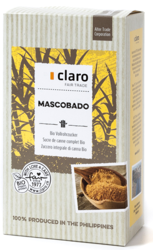 claro Mascobado Bio Vollrohrzucker (500g)