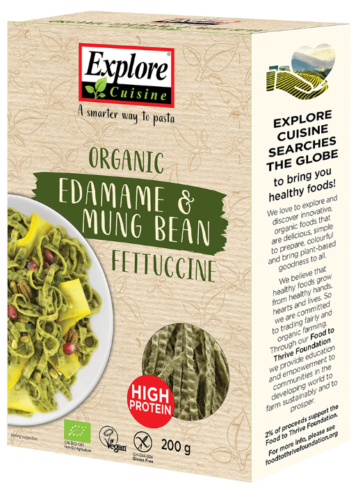 Explore Cuisine Bio Fettuccine aus Edamame & Mungobohnen (200g)