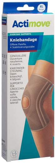 Actimove Everyday Support Kniebandage XL offene Patella (1 Stk)