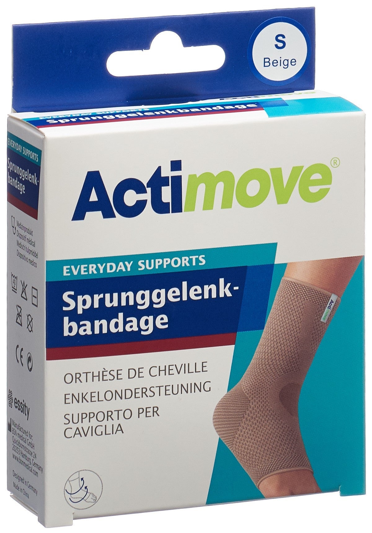 Actimove Everyday Support Sprunggelenkbandage S (1 Stk)