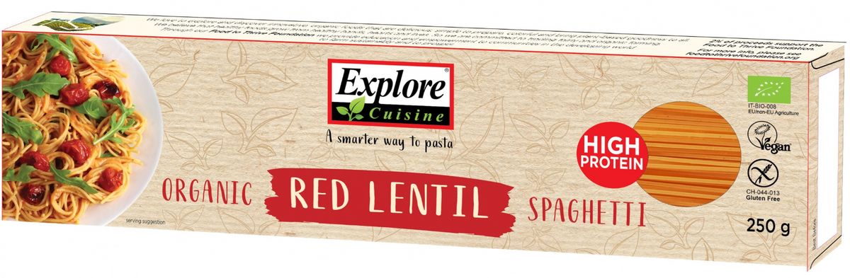 Explore Cuisine Bio Spaghetti aus Roten Linsen (250g)