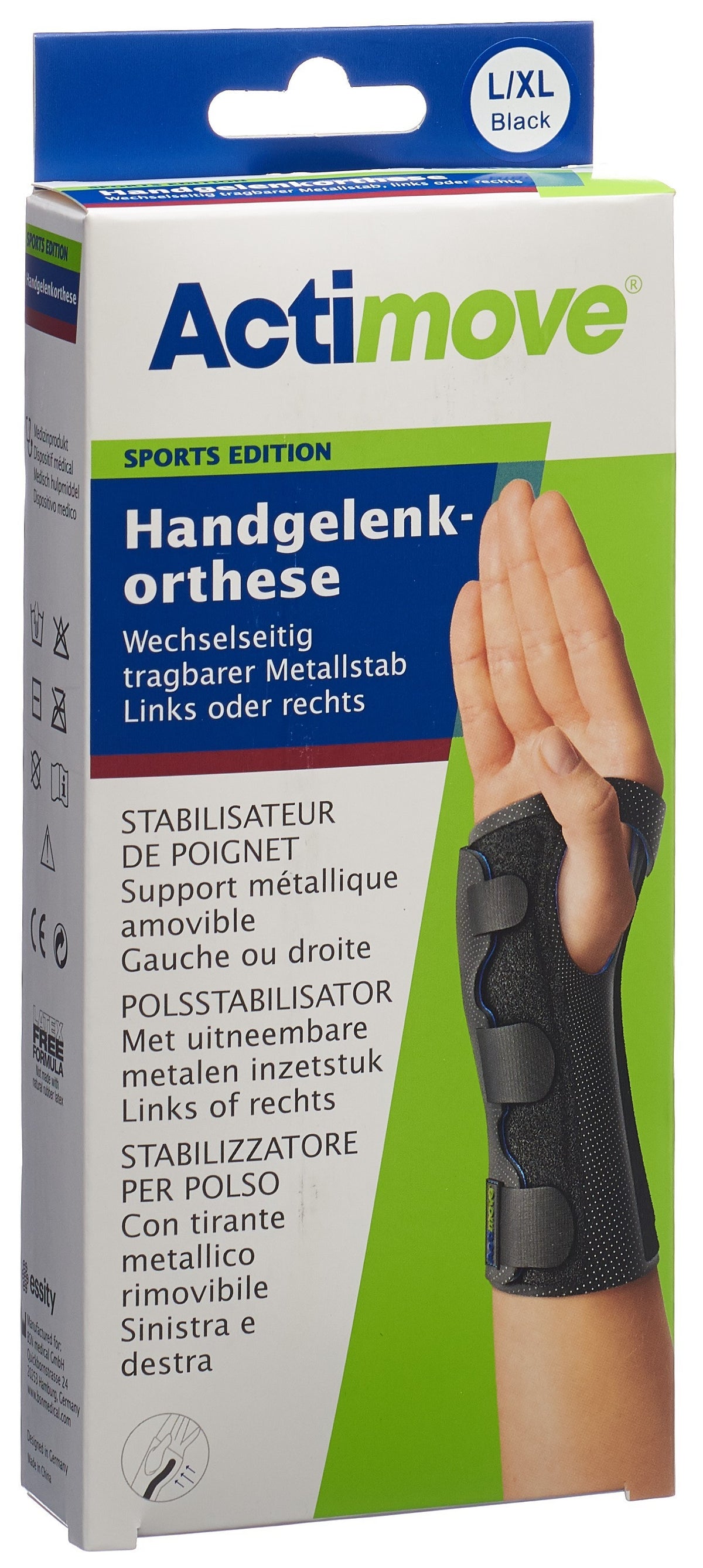 Actimove Sport Handgelenkorthese L/XL (1 Stk)
