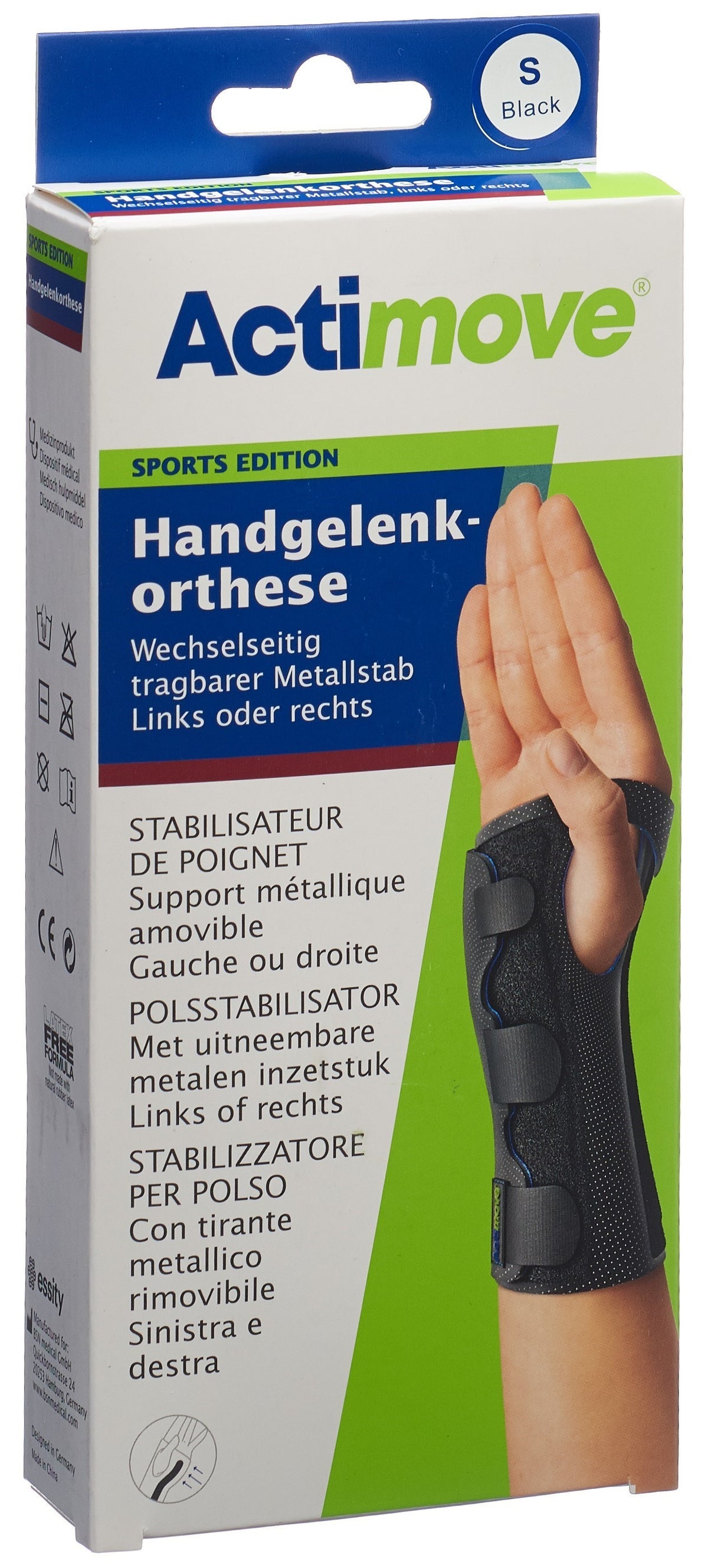 Actimove Sport Handgelenkorthese S (1 Stk)