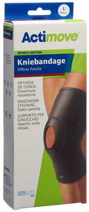 Actimove Sport Kniebandage L offene Patella (1 Stk)