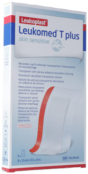Leukomed T plus skin sensitive 8x15cm (5 Stk)