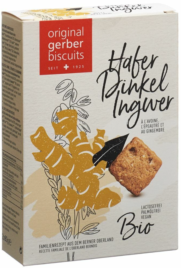 Gerber Biscuits Hafer Dinkel Ingwer Biscuits Bio (2x80g)