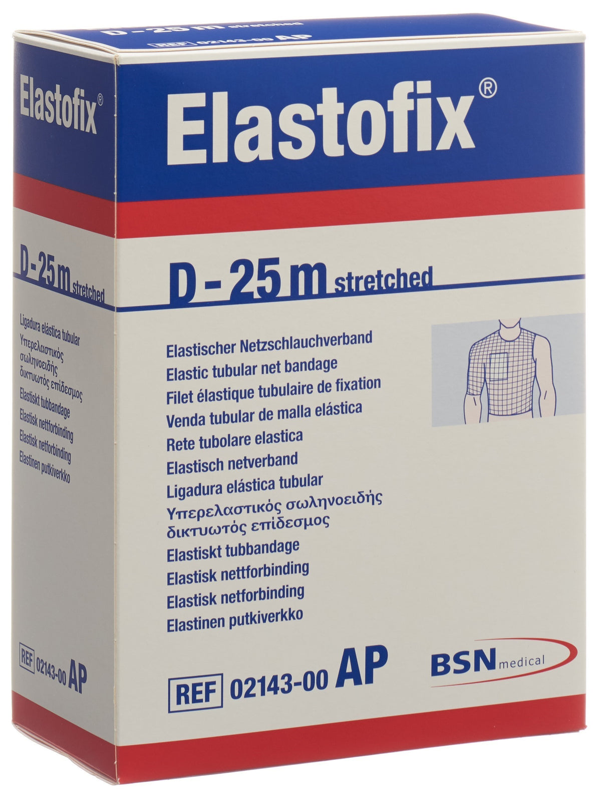 Elastofix Netz Schlauchverband D 25m Rumpf (1 Stk)