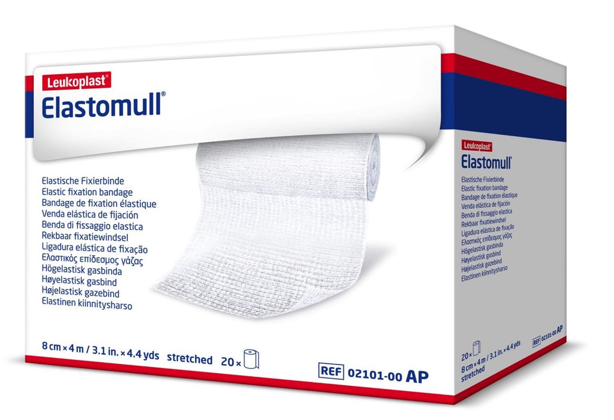 Elastomull elastische Fixierbinde 4mx8cm (20 Stk)