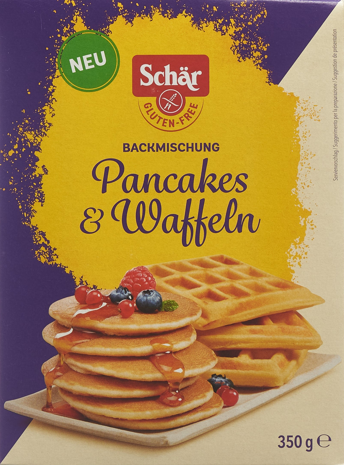 Schär Backmischung Pancakes Waffeln glutenfrei (350g)