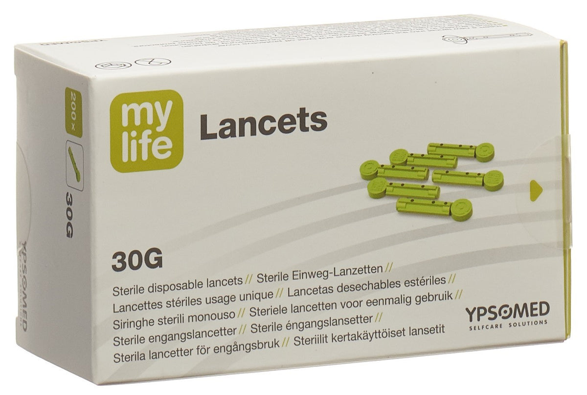 mylife Lancets 30G 0.30 x 3.2mm grün (200 Stk)