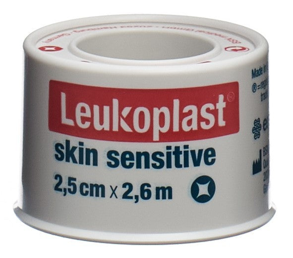 Leukoplast skin sensitive Silikon 2.5cmx2.6m Rolle (1 Stk)