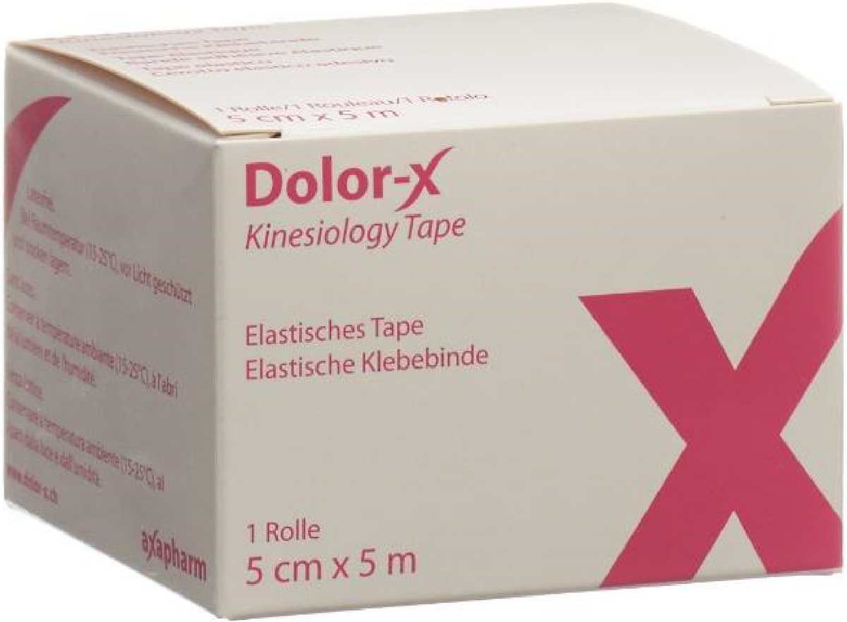 Dolor-X Kinesiology Tape 5cmx5m pink (1 Stk)