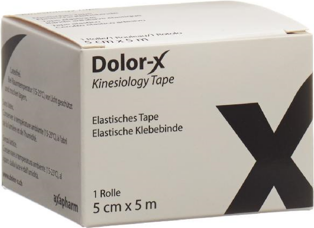 Dolor-X Kinesiology Tape 5cmx5m schwarz (1 Stk)