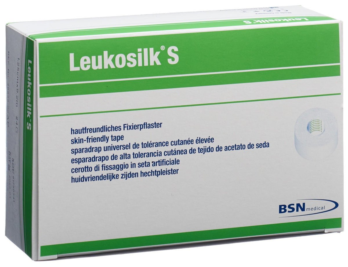 Leukosilk S Heftpflaster 9.2mx1.25cm weiss (24 Stk)