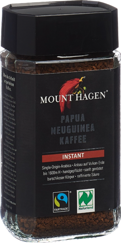 MOUNT HAGEN Papua Neuguinea Kaffee Instant (100g)