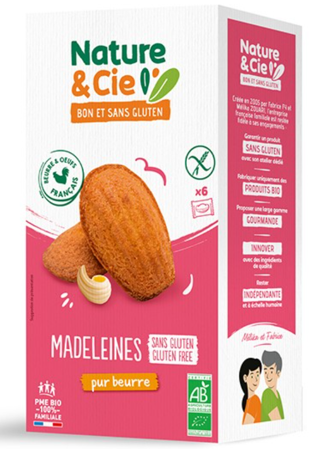 Nature & Cie Madeleines Butter glutenfrei (6x25g)