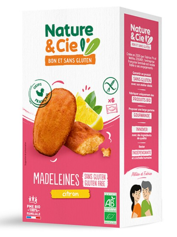 Nature & Cie Madeleines Zitrone glutenfrei (6x25g)