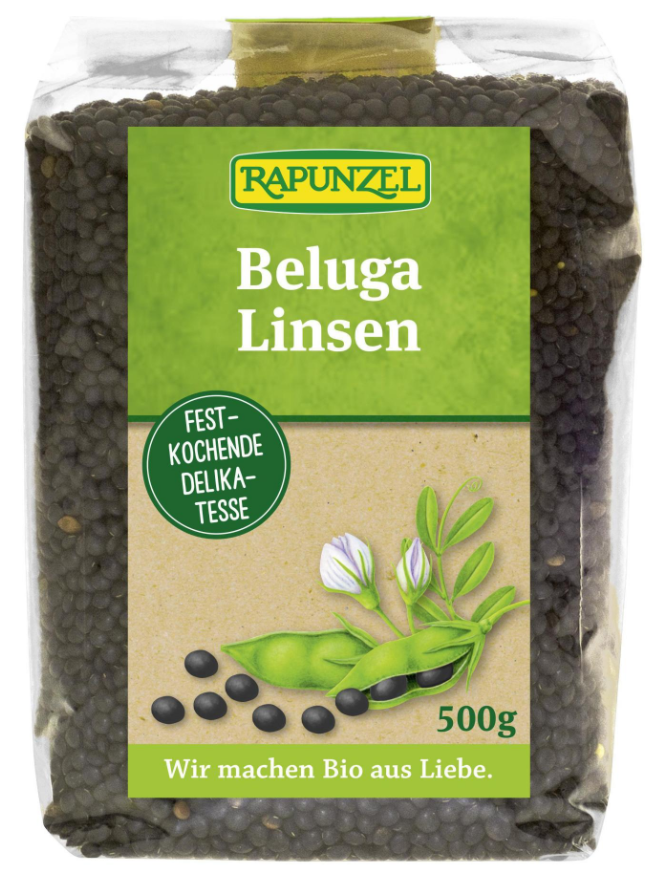 RAPUNZEL Beluga Linsen (500g)