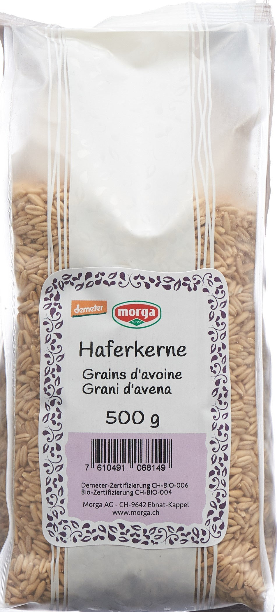 morga Haferkerne Demeter (500g)