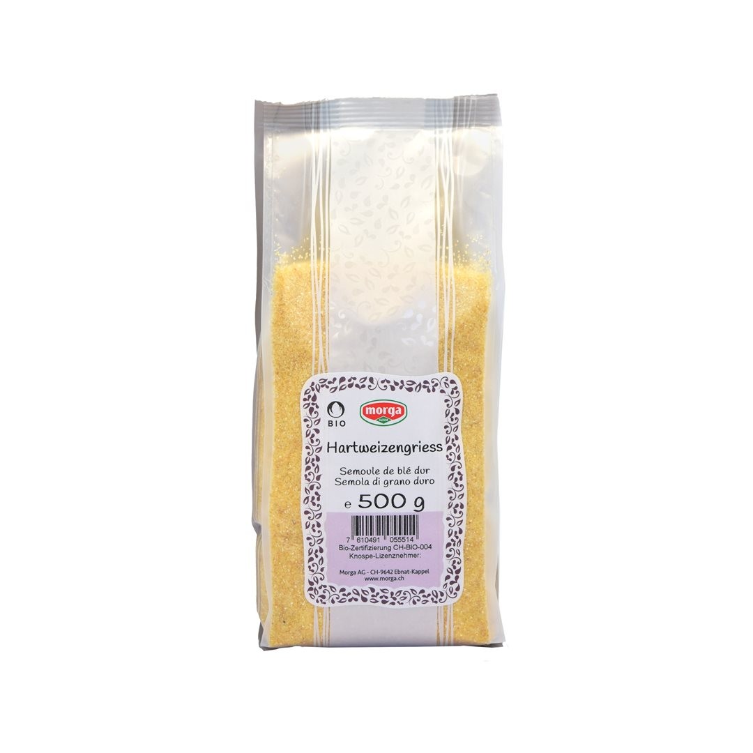 morga Hartweizengriess Bio Knospe (500g)