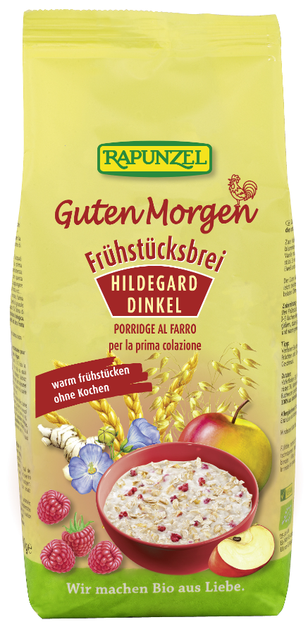 RAPUNZEL Guten Morgen Frühstücksbrei Hildegard Dinkel Porridge (500g)