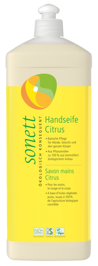 Sonett Handseife Citrus Nachfüllflasche (1L)