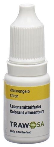 Trawosa Colorant alimentaire jaune citron (10ml)