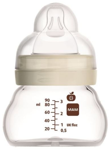 MAM Feel Good Glasflasche 0+m (90ml)