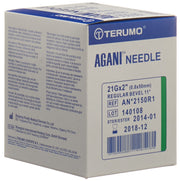 TERUMO Agani Einmalkanüle 21G 0.8x50mm grün (100 Stk)