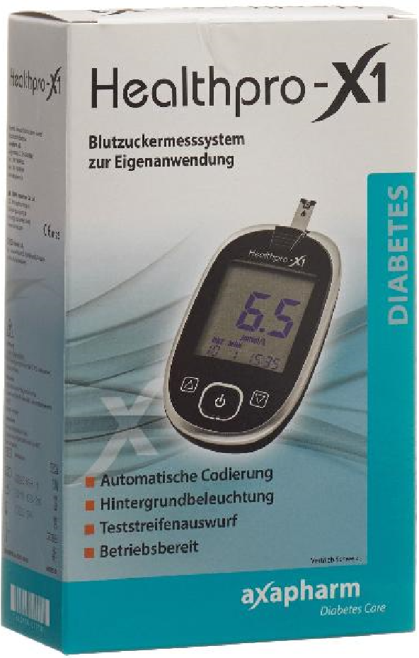 Healthpro-X1 Blutzuckermessgerät (1 Stk)
