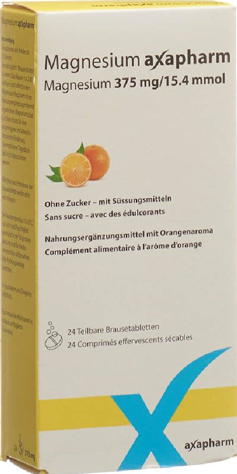 Axapharm Magnesium Brausetabletten 375 mg (24 Stk)