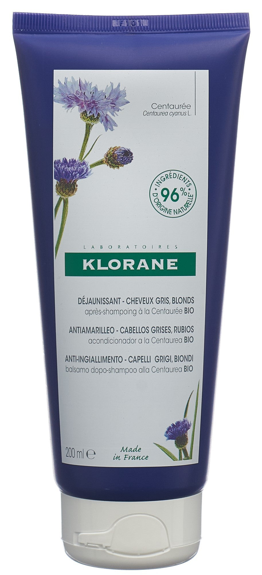 KLORANE Kornblumen Bio Pflegebalsam (200ml)