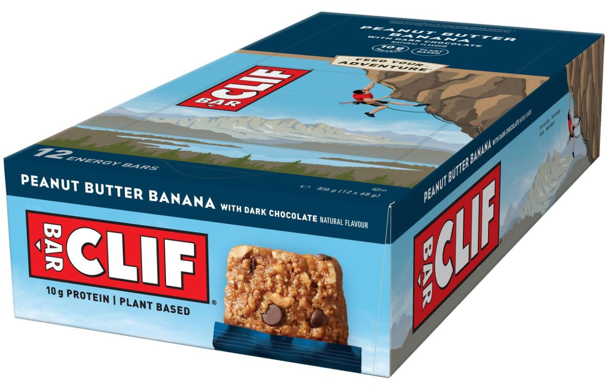 Clif bar Peanut Butter Banana with Dark Chocolate (12x68g)