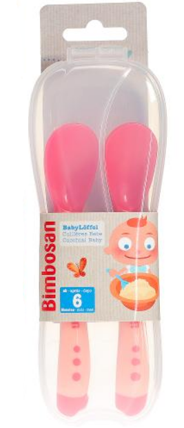 Bimbosan Löffel pink (2 Stk)