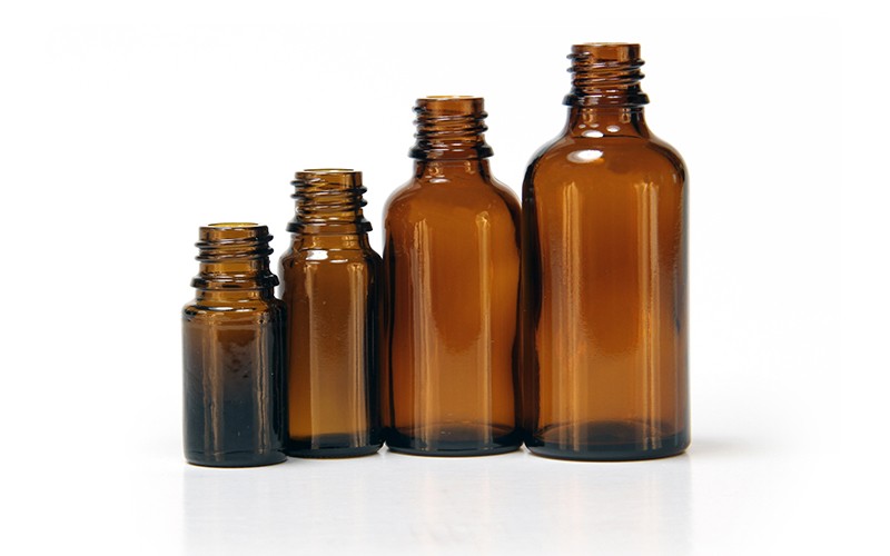 farfalla Leergut Set Braunglas ohne Verschluss (6x30ml)