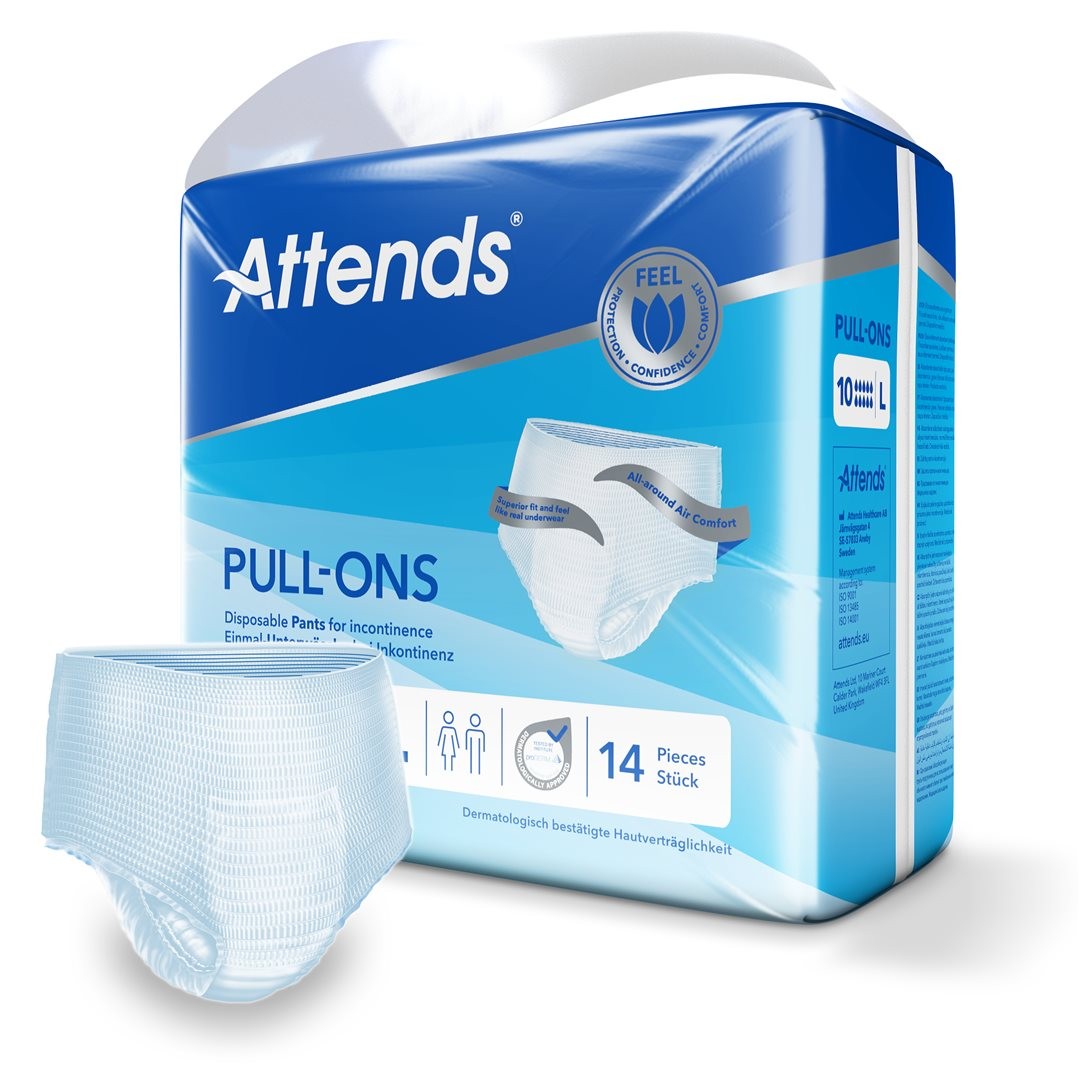 Attends Pull Ons 10 Pant L (14 Stk)