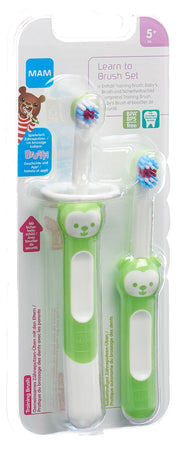 MAM Learn to Brush Set Zahnbürsten 5+m (2-teilig)