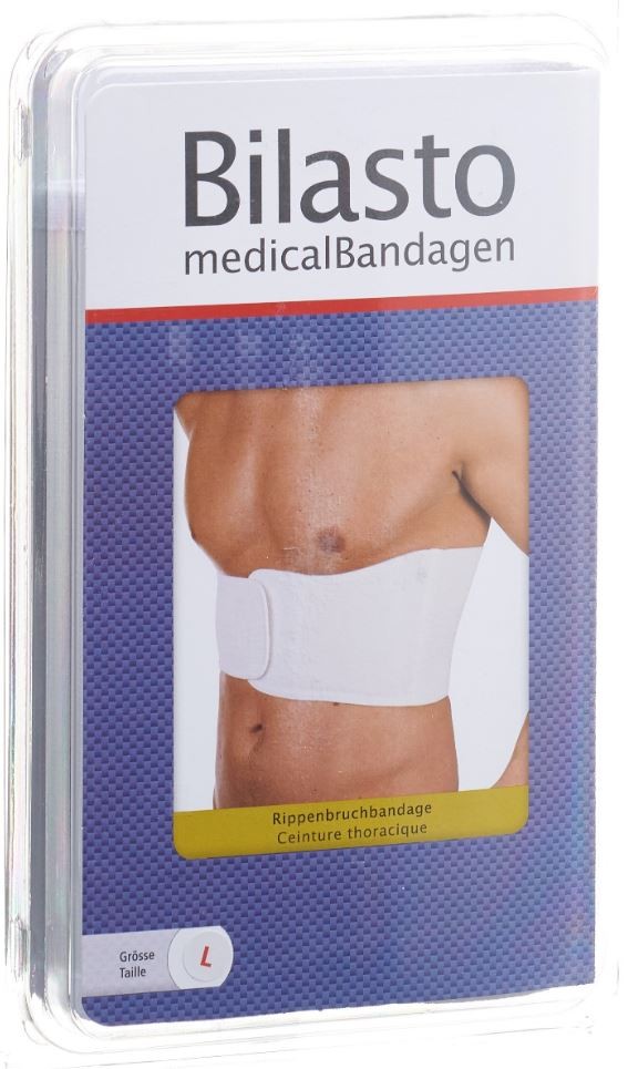 Bilasto Rippenbruchbandage weiss L (1 Stk)