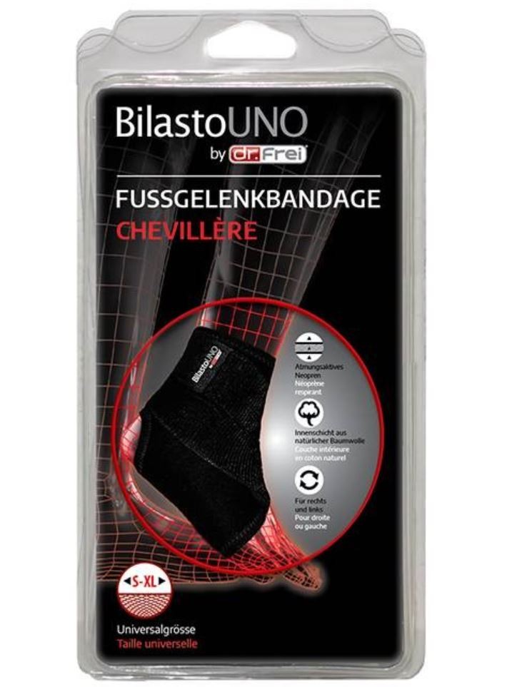 Bilasto Uno Fussgelenkbandage mit Velcro S-XL (1 Stk)